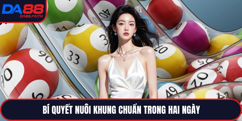 Bí quyết nuôi khung chuẩn trong hai ngày