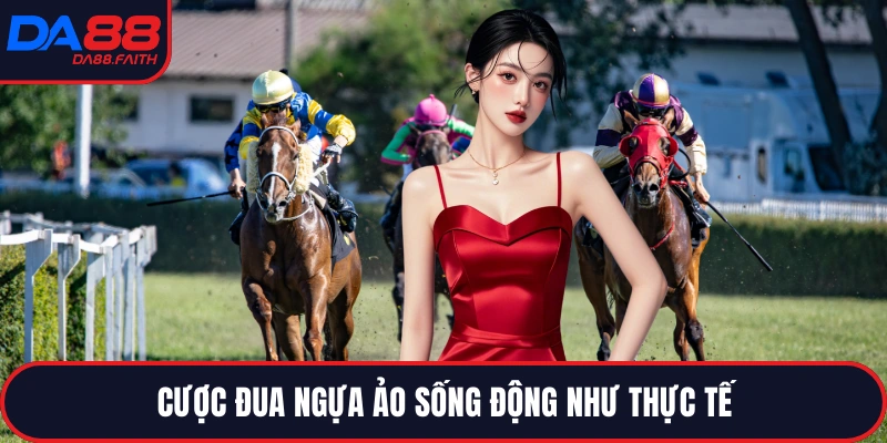 Cược đua ngựa ảo sống động như thực tế