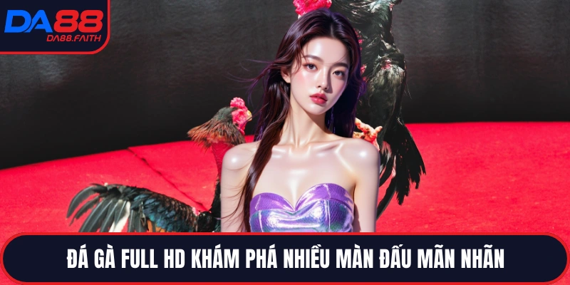 Đá gà full HD khám phá nhiều màn đấu mãn nhãn