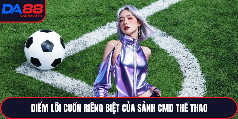 Điểm lôi cuốn riêng biệt của sảnh CMD thể thao