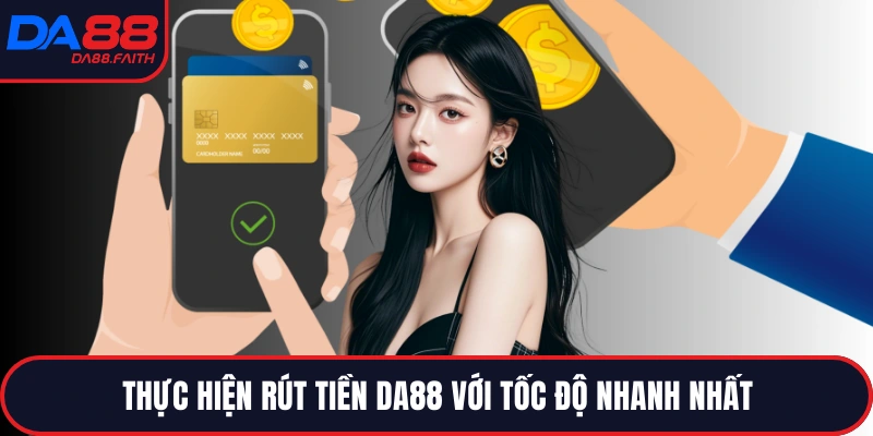 Thực hiện rút tiền DA88 với tốc độ nhanh nhất