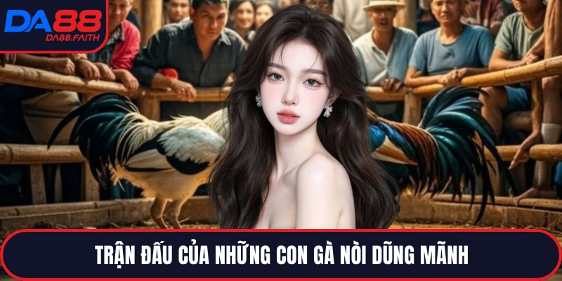 Trận đấu của những con gà nòi dũng mãnh