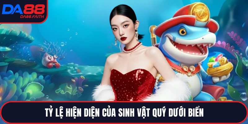 Tỷ lệ hiện diện của sinh vật quý dưới biển